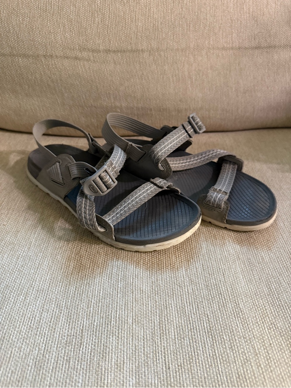 Chaco Gray Strappy Outdoor Sandals